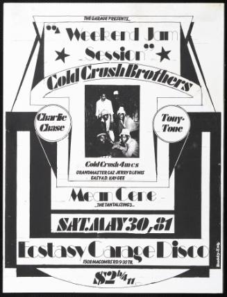 Cold Crush Brothers, Cold Crush 4 M.C.s, Mean Gene, The Tantilizing 3, at the Ectasy Garage Disco, New York, NY, May 30, 1981