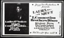 Ladies Night: Brothers Disco: DJ Breakout, DJ Baron, The Funky 4 plus 1, at T. Connection, New York, NY, December 1, 1979