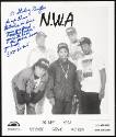 N.W.A. Autographed Press Photograph