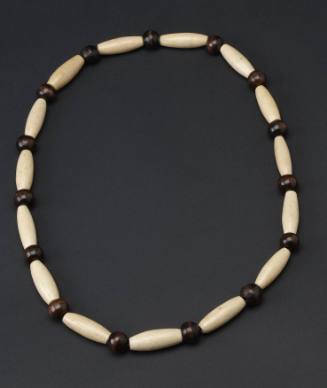 Wood Bead Necklace Formerly Owned by Professor X