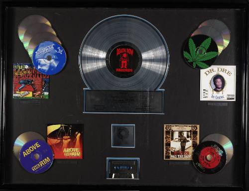 Death Row Records Multi-Platinum Sales Award Presented to David Kenner by the RIAA