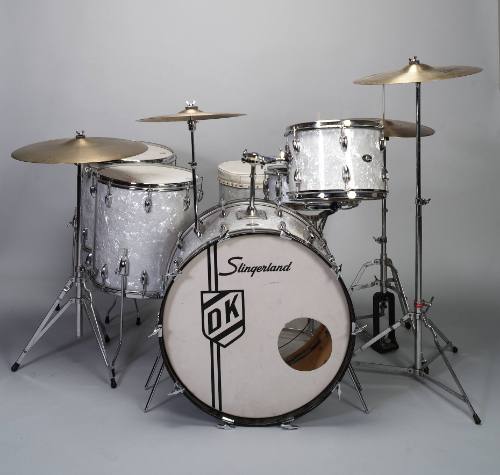 Slingerland Drum Kit Played by Mark Pickerel and Barrett Martin of the Screaming Trees
