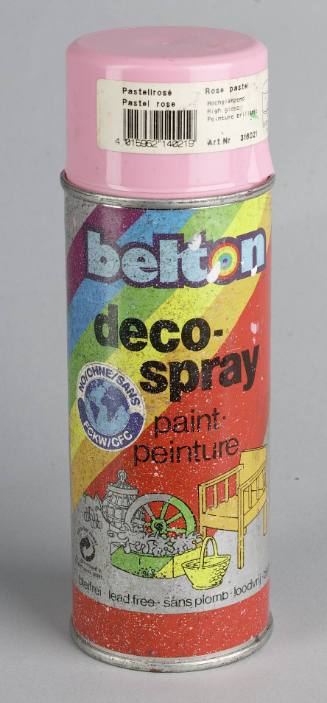Belton Deco-Spray Paint, Pastel Rose, early 1990s: Formerly Owned by Lady Pink