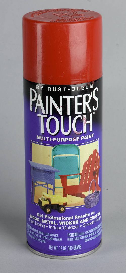 Painter's Touch multi-purpose paint, Apple Red Gloss, circa 1998: formerly owned by Lady Pink