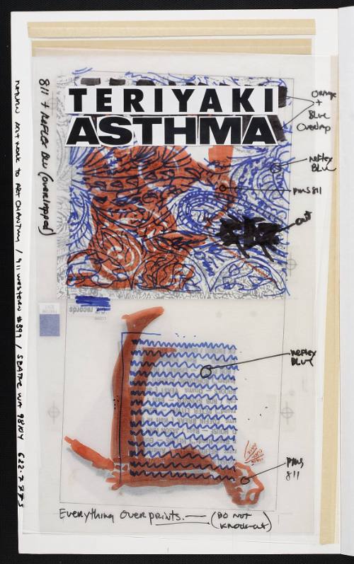 Mechanical Separation for Teriyaki Asthma's EP Cover Artwork, 1989