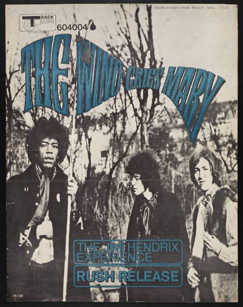 Track Records Advertisement for the Jimi Hendrix Experience Song "The Wind Cries Mary" from Record Retailer & Music Industry News, May 11, 1967
