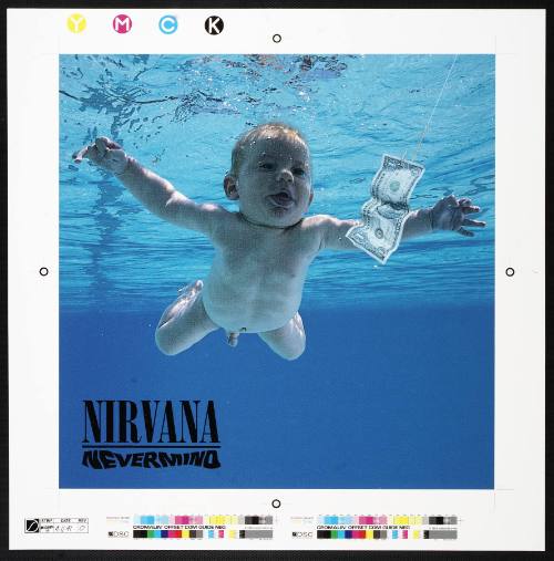 Proof Print for Nirvana's "Nevermind" Cover Artwork

