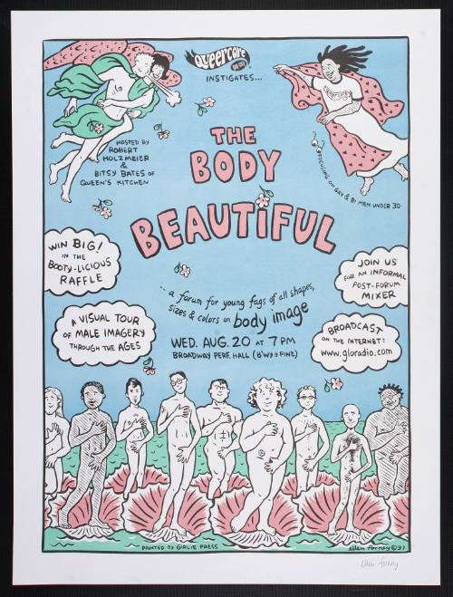 The Body Beautiful: A Forum for Young Fags of all Shapes, Sizes & Colors on Body Image, at Broadway Performance Hall, Seattle, WA, August 20, 1997