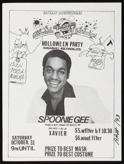 Holloween Party Featuring Spoonie Gee and DJ Xavier, Saturday, October 31