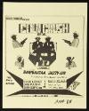 Ecstasy Production Present Cold Crush Bros. with special guest DJ Afrika Bambaataa, DJ Jazzy Jay , Cosmic Force & Soulsonic Force M.C.s at Elks Lodge, Danbury, CT, Saturday, August 15, 1981