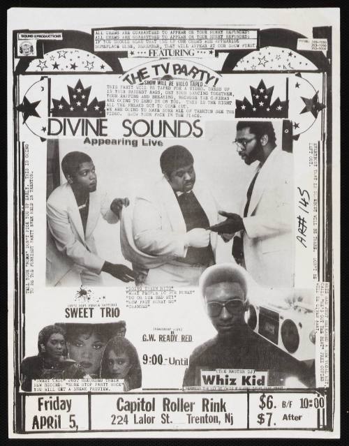 Divine Sounds Appearing Live with Sweet Trio, G.W. Ready Red and (The Master DJ) Whiz Kid, Trenton, NJ, Friday, April 5