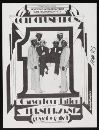 Ecstasy Productions Presents, Cold Crush Brothers, Carver Foundation, Norwalk, CT, September 25, 1981