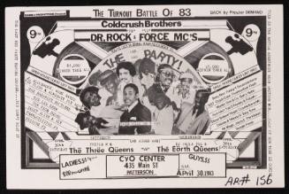 Sound 2 Productions Presents The Turnout Battle of 83, Featuring Cold Crush Brothers vs. Dr. Rock and Force M.C.s, CYO Center, Paterson, NJ, April 30, 1983