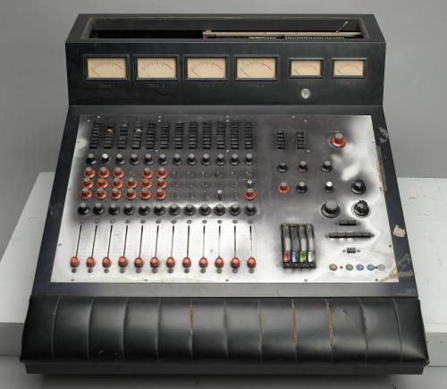 Recording studio mixing console formerly owned and operated by King Tubby