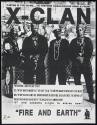 X-Clan "Fire and Earth", single release, 1991