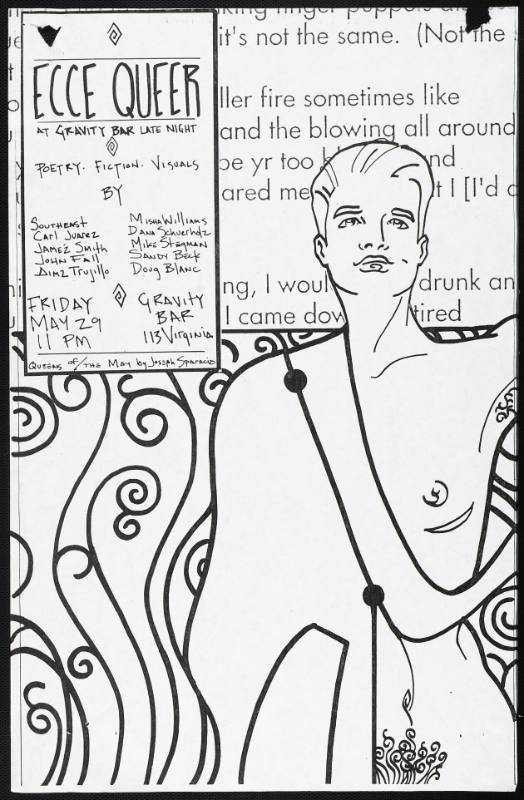 Ecee Queer: Poetry, Fiction, Visuals at the Gravity Bar, Seattle, WA, May 29, 1992
