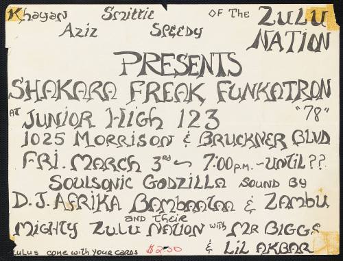 Shakara Freak Funkatron at Junior High 123, Friday March 3