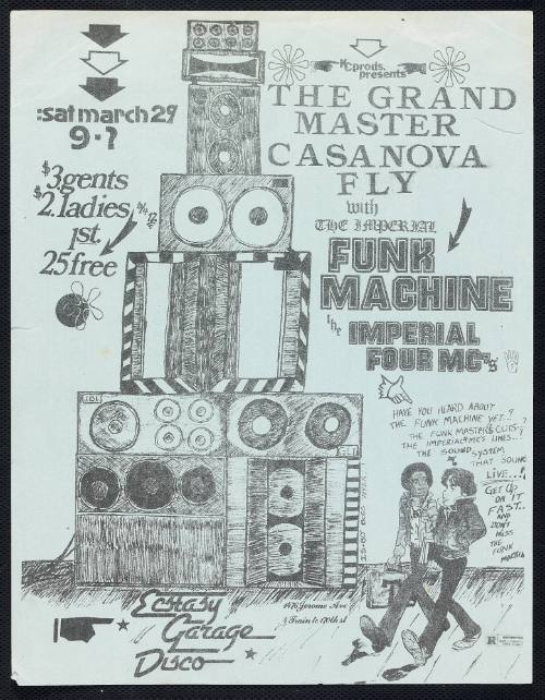 The Grand Master Casanova Fly with The Bruckner Funk Machine and Imperial Four MCs at the Ecstasy Garage Disco, Saturday, March 29