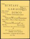 The Ecstasy Garage Disco presents the Grand Wizard Theodore, Kevie Kev, Master Rob, Robbie Dee, the Grand Master Caz and others, Friday, February 8