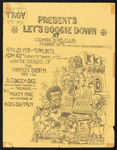 Troy Presents Let's Boogie Down at Columbus Boys Club, April 21, 1978