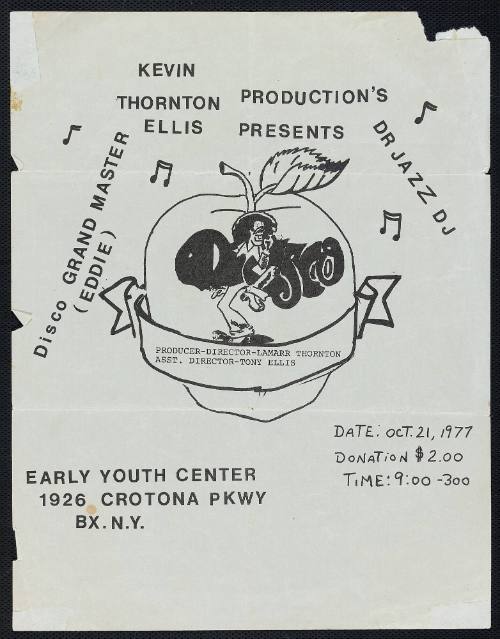 Disco Grand Master at the Early Youth Center, October 21, 1977