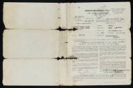 British Work Permit Issued to Jimi Hendrix, December 16, 1968