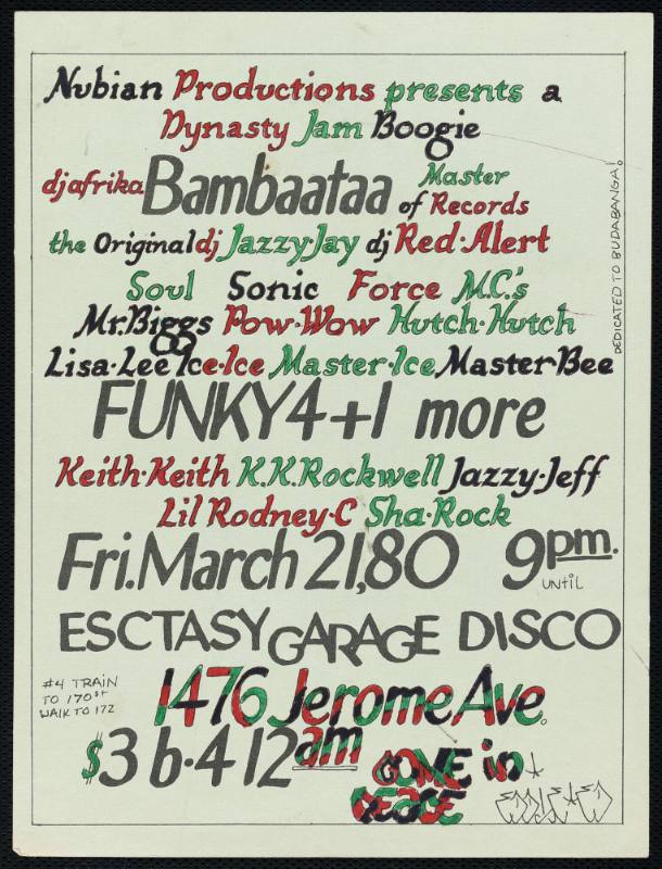 Afrika Bambaataa and the Soulsonic Force, Funky 4 + 1 More, at the