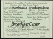 Afrika Bambaataa and the Soulsonic Force, Brothers Disco/Funky 4 + 1, at Bronx River Center, Bronx, NY, February 10, 1980