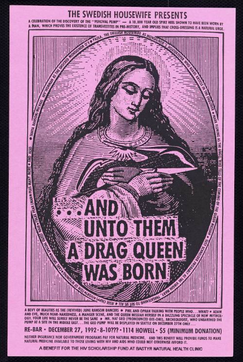 ...And Unto Them a Drag Queen Was Born at Re-Bar, Seattle, Wa, December 27, 1992