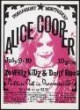 Alice Cooper, Ze Whiz Kidz, and Doily Bros at the Paramount Northwest, Seattle, WA, July 9-10, 1971