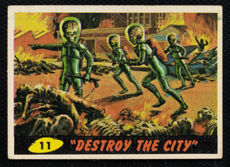 "Mars Attacks," Destroy the City, Card 11