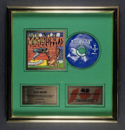 "Doggystyle" Gold Record Award, December 1993