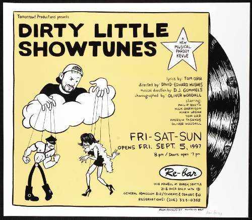 Dirty Little Showtunes: A new musical parody revue at Re-bar, Seattle, WA, September 5, 1997