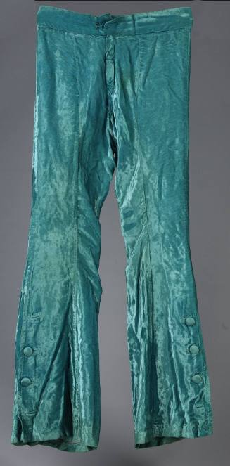 Velvet Bell-Bottom Trousers Worn by Jimi Hendrix at the Woodstock Music & Arts Fair, August 18, 1969