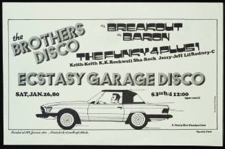 The Brothers Disco, DJ Breakout, DJ Baron, The Funky 4 Plus 1, at Ecstasy Garage Disco, New York, NY, January 26, 1980