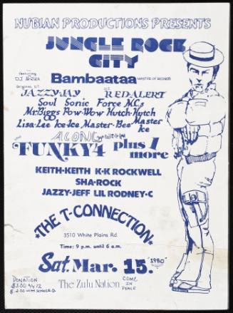 Jungle Rock City, at the T-Connection, Bronx, NY, March 15, 1980