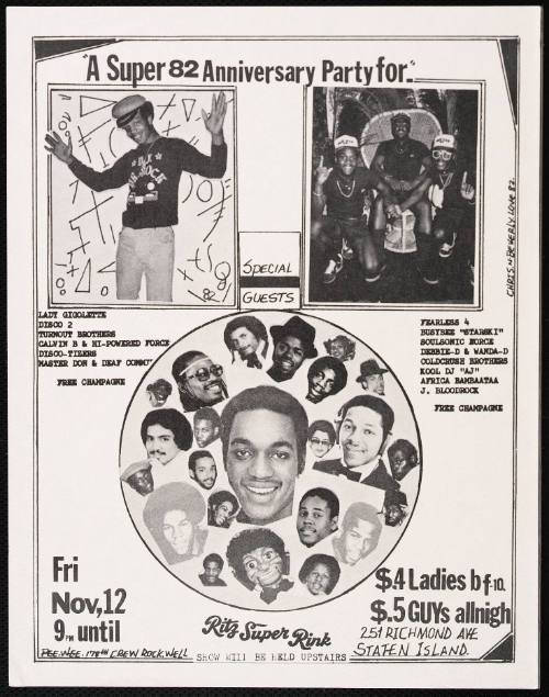 A Super 82 Anniversary Party, at Ritz Super Rink, Staten Island, NY, November 12, 1982