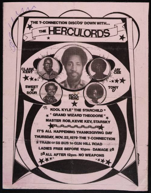 The Herculords, Kool Kyle "The Starchild", Grand Wizard Theodore at the T-Connection, November 22,1979