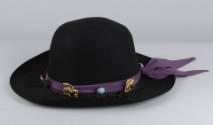 Black Wool Felt Hat Worn by Jimi Hendrix