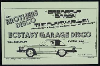 The Brothers Disco at Ecstasy Garage Disco, New York, Saturday, January 26, 1980