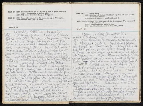 Daily Diary of Jimi Hendrix, March 19 - August 7, 1968