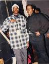 Snoop Doggy Dog backstage with Soul Train Host, Don Cornelius