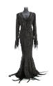 Morticia Addams Costume Worn by Anjelica Huston in the Films "The Addams Family" and "Addams Family Values"