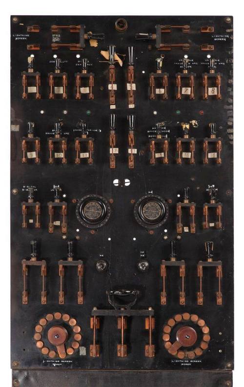 Strickfadden Special Effects Main Switchboard Used in the Films Frankenstein, The Bride of Frankenstein, and Many Others, 1929