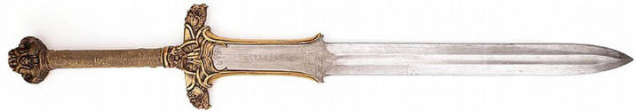 Atlantean Sword Used by Conan from the Film "Conan the Destroyer"