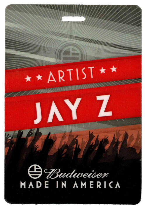 Jay-Z Made in America "Artist" Pass