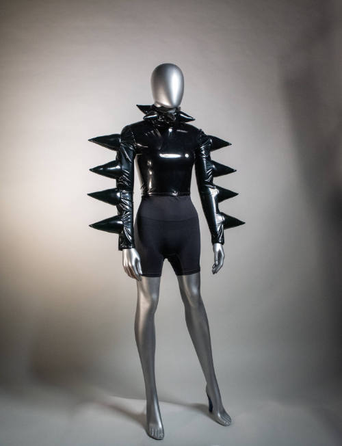 Black Spiked Top Worn by Doja Cat for "Paper Magazine"