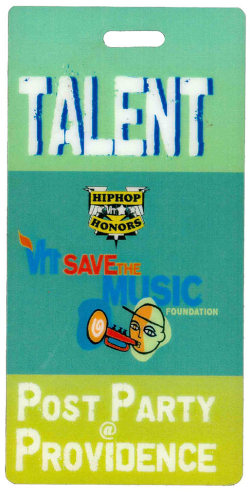 VH1 Hip Hop Honors Post Party "Talent" Pass at Providence, New York City, NY, October 7, 2006