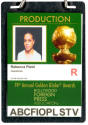 Questlove 74th Annual Golden Globe Awards "Production" Pass with Lanyard, Los Angeles, CA, January 08, 2017