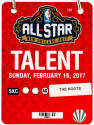 The Roots All Star 2017 "Talent" Pass and Lanyard, New Orleans, LA, February 19, 2017